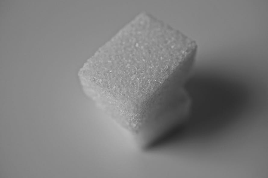 Free stock photo of black-and-white, cubes, sugar