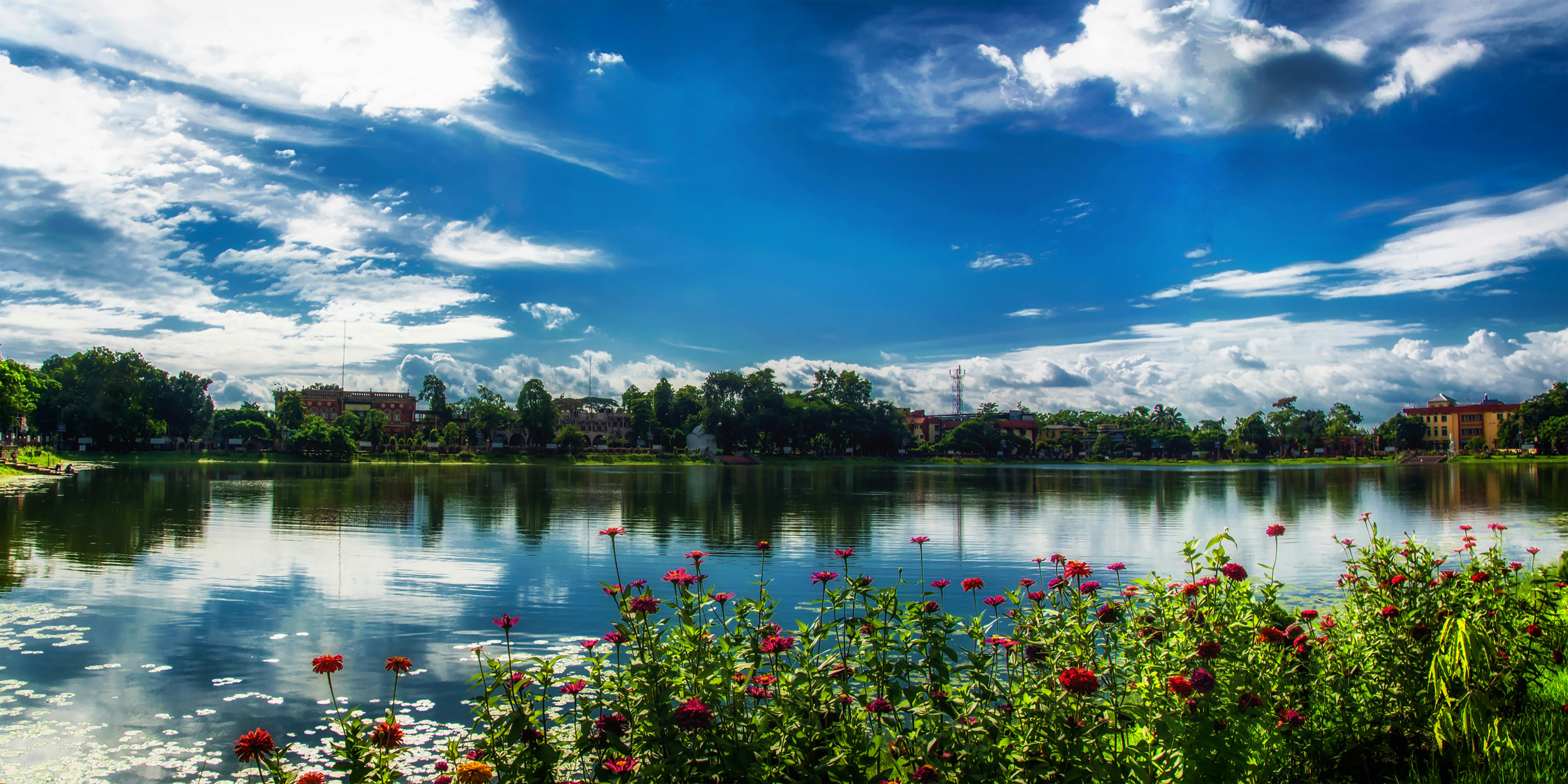 Free stock photo of beauty, cloudy sky, lake