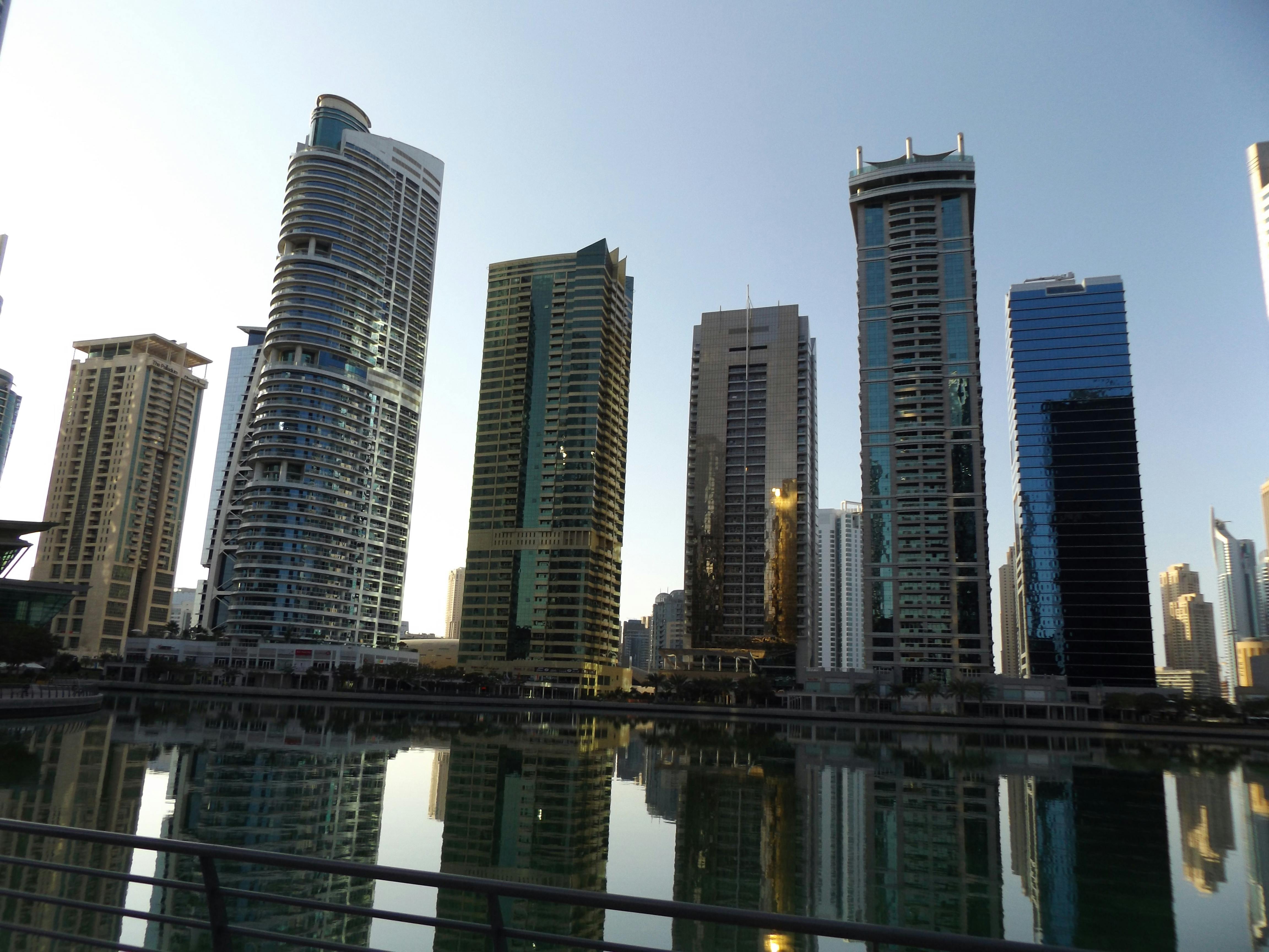 Free stock photo of dubai, skyline, skyscrapers