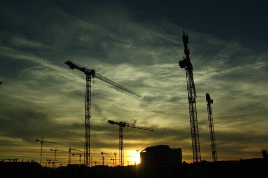 Free stock photo of construction, cranes, constructing