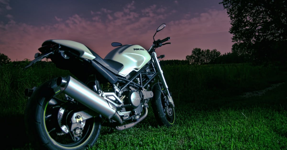 Free stock photo of bike, ducati, evening