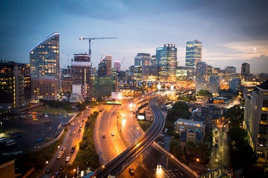 Free stock photo of city, streets, traffic, lights