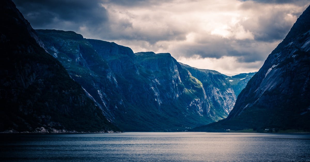 Ocean Near Mountain Ranges during Sunset · Free Stock Photo