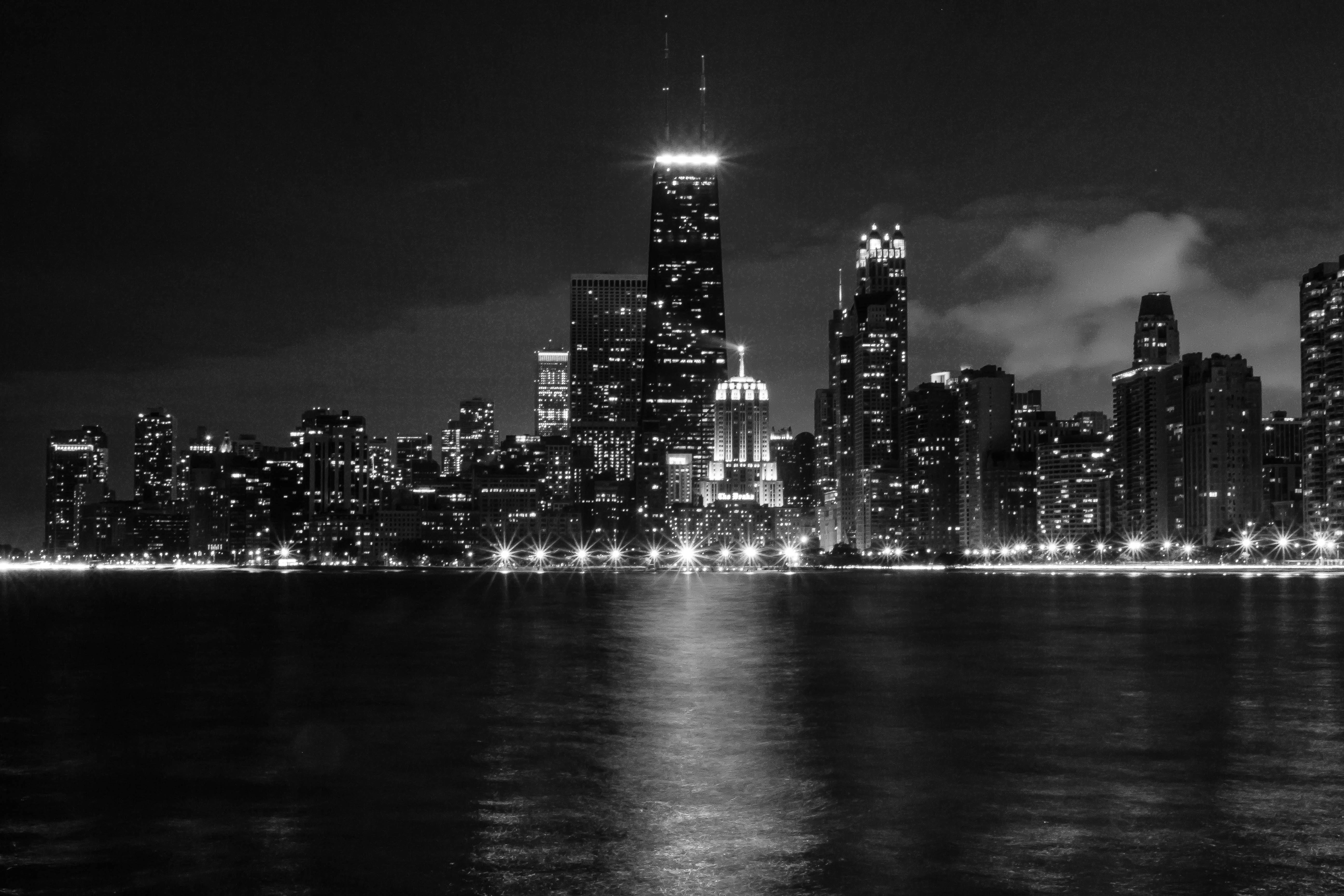 Free stock photo of chicago, city, city lights
