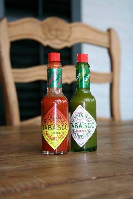 Free stock photo of hot sauce, tabasco