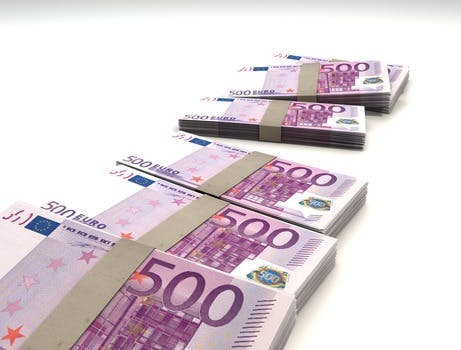 Free stock photo of money, finance, bills, 500