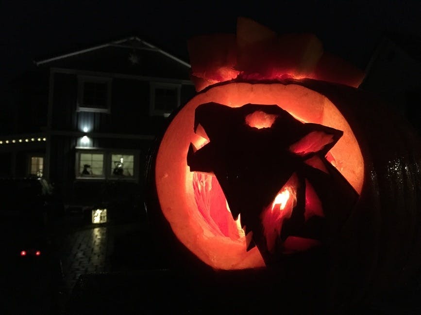 Free stock photo of halloween, pumkins, werewolf