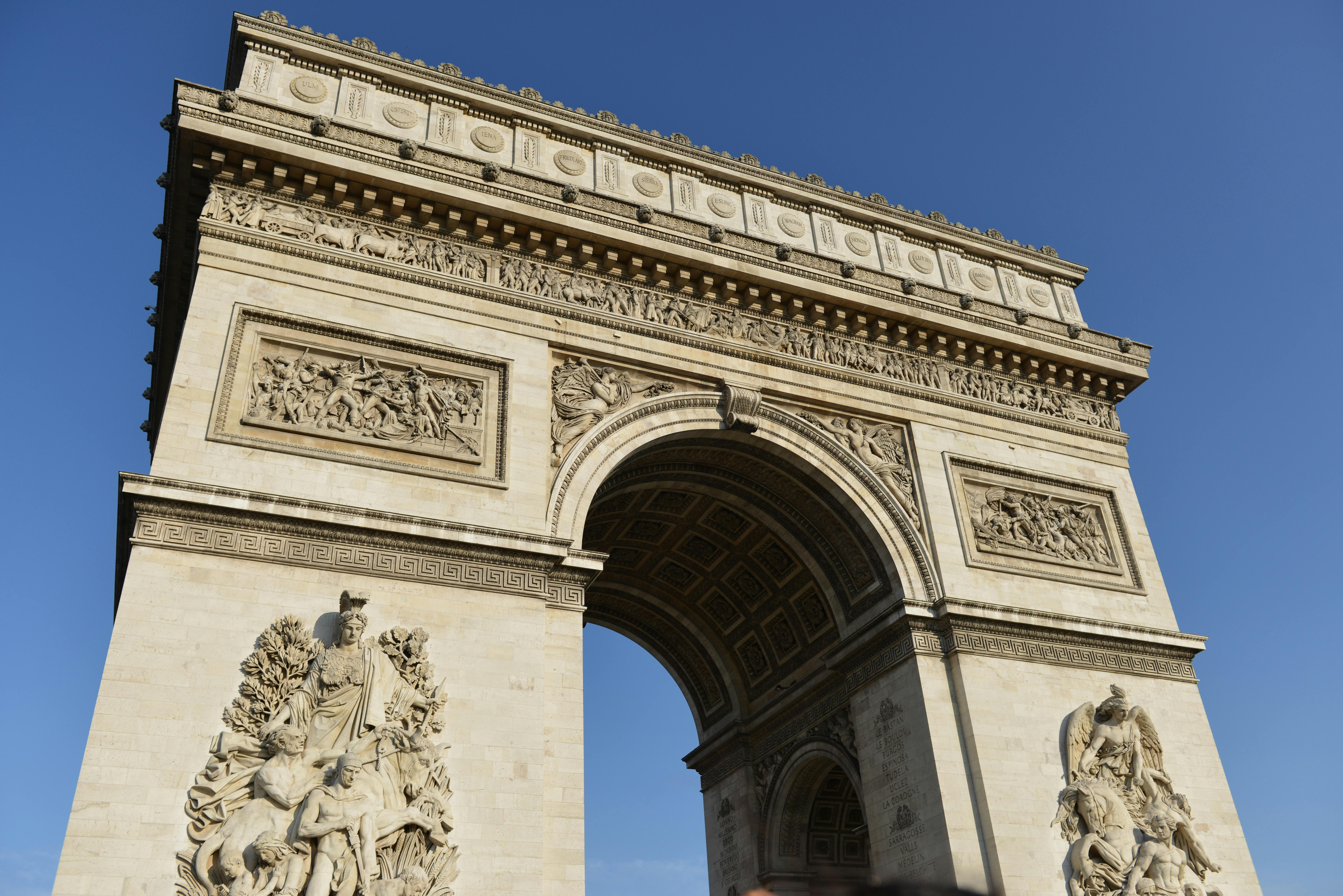 Free stock photo of arc de triomphe, arch, architecture