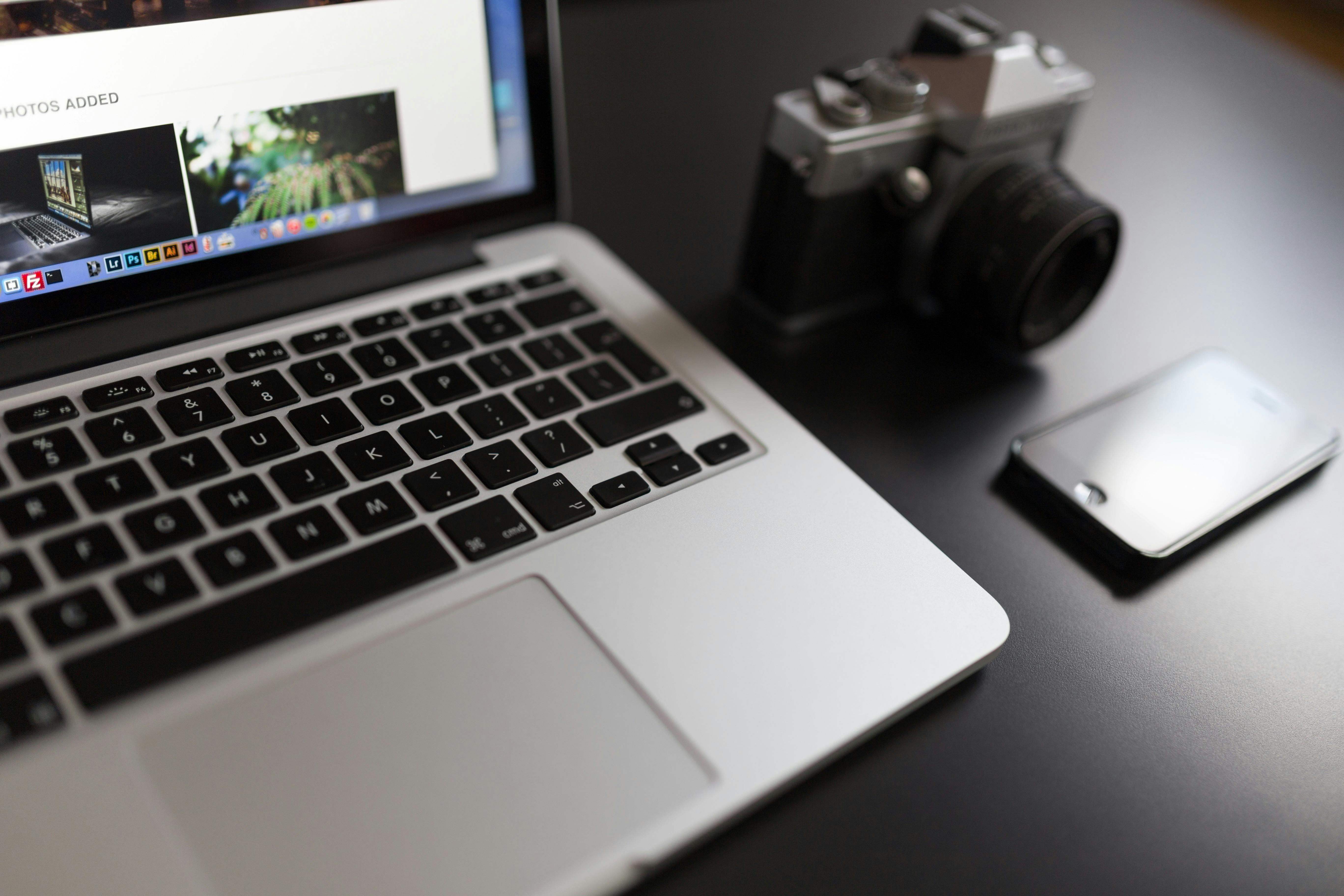 Free stock photo of business, camera, computer