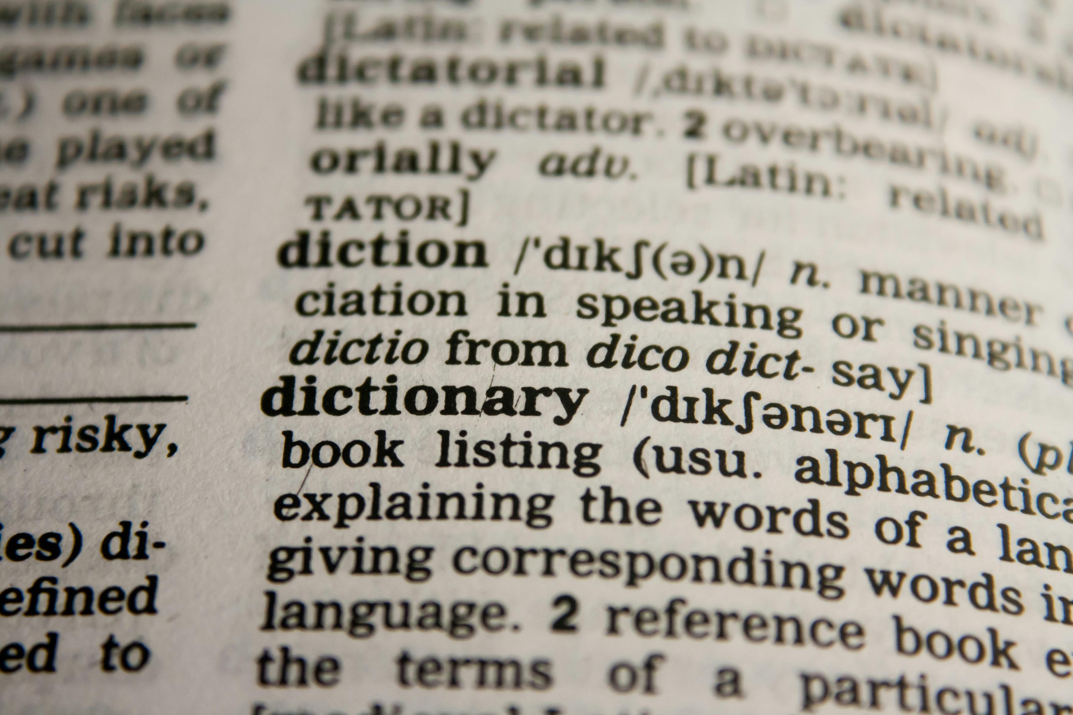 Image of dictionary definition of 
