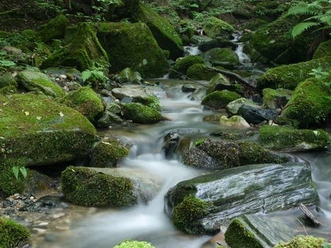 River in Time Lapse during Daytime