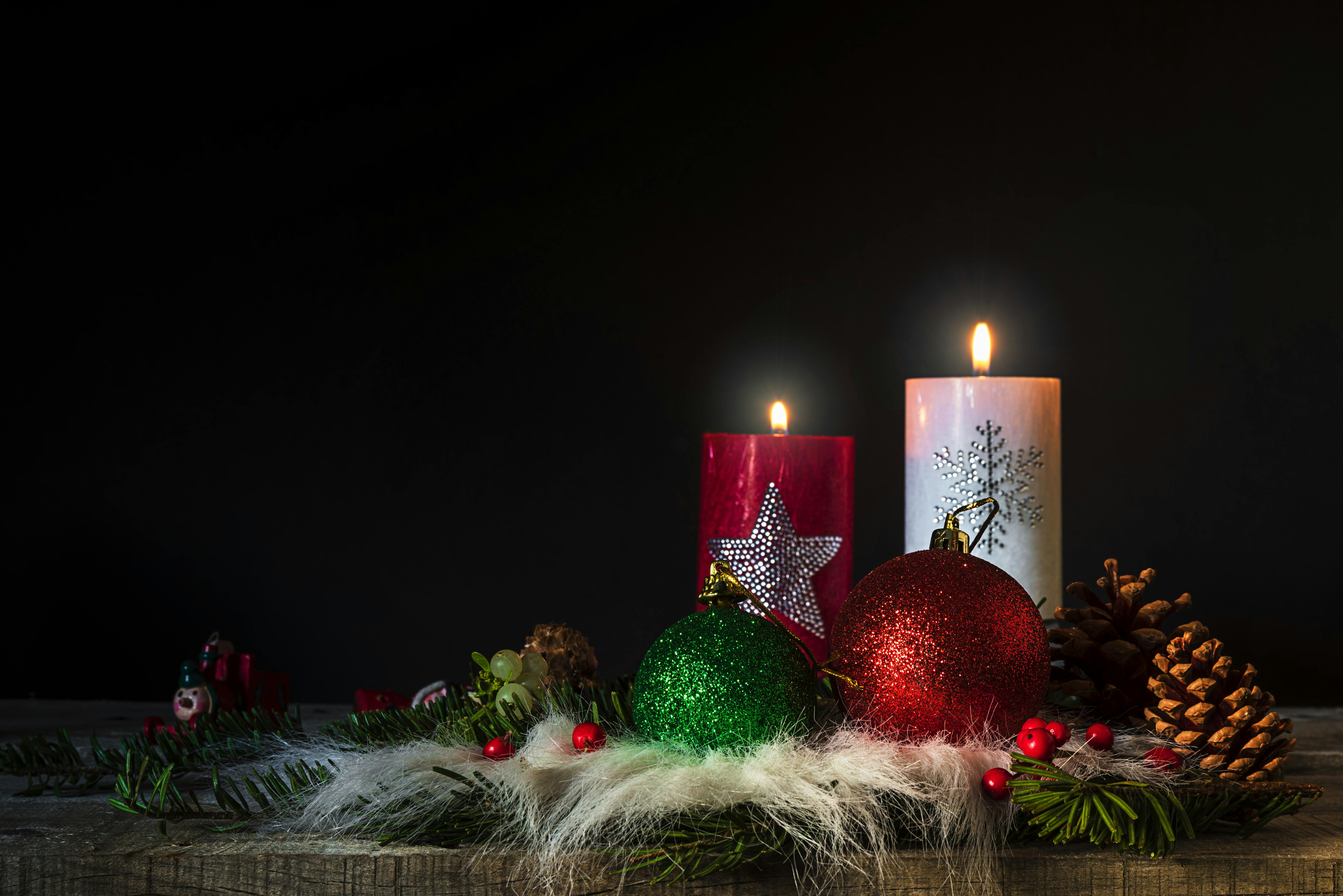 Free stock photo of candle light, candles, christmas