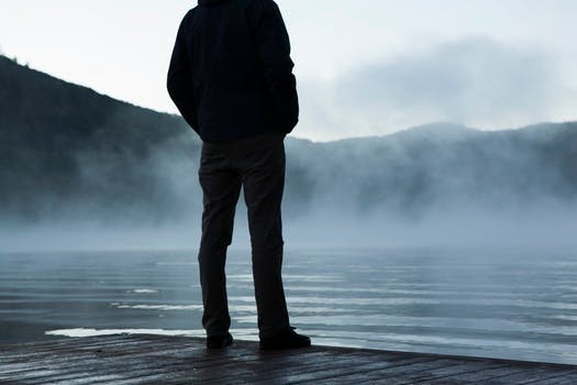 Free stock photo of man, person, fog, mist