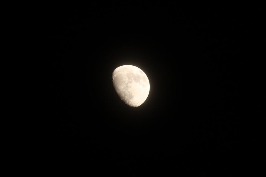 Free stock photo of black, moon