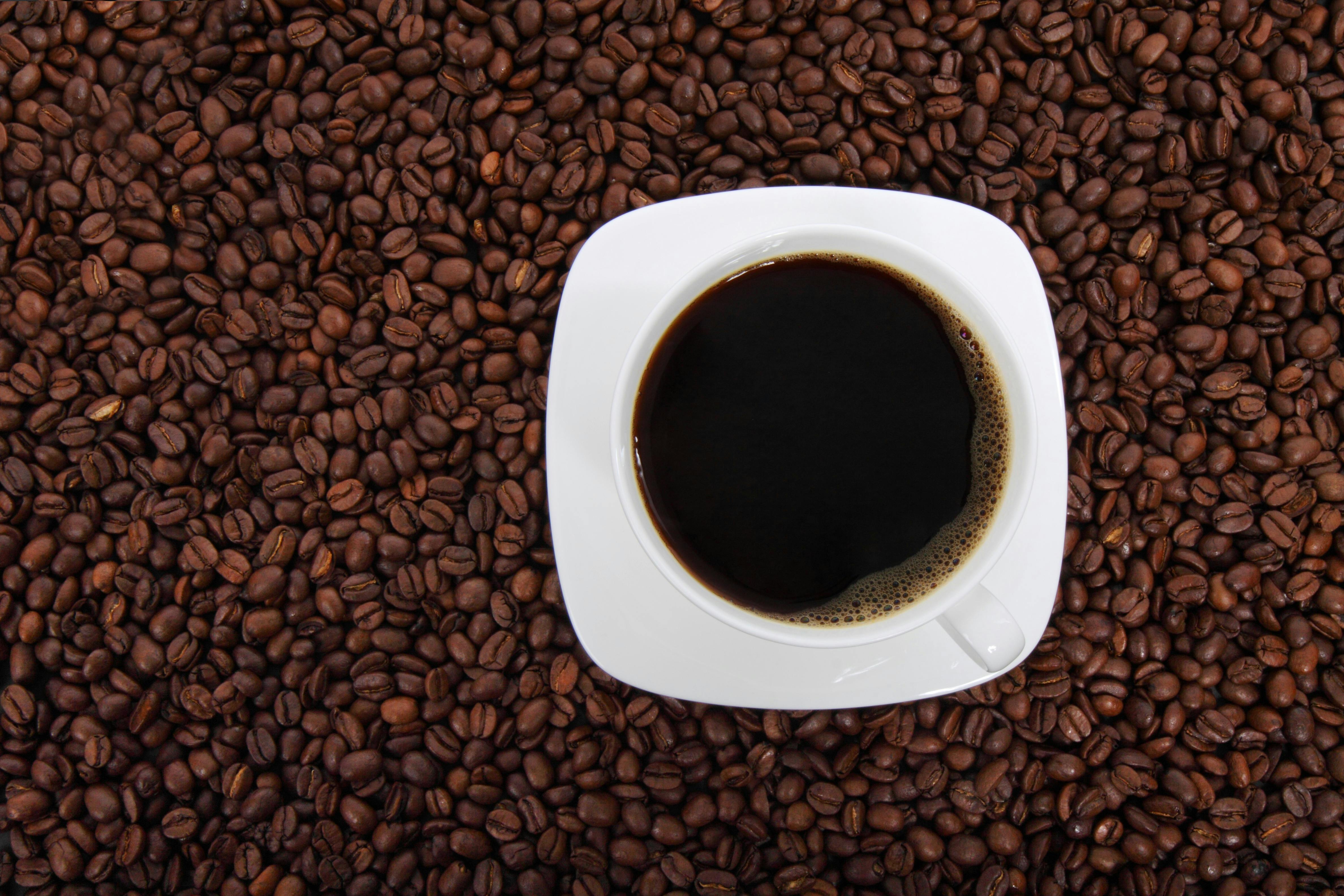  Black  Coffee  in White Ceramic Cup  Free Stock Photo