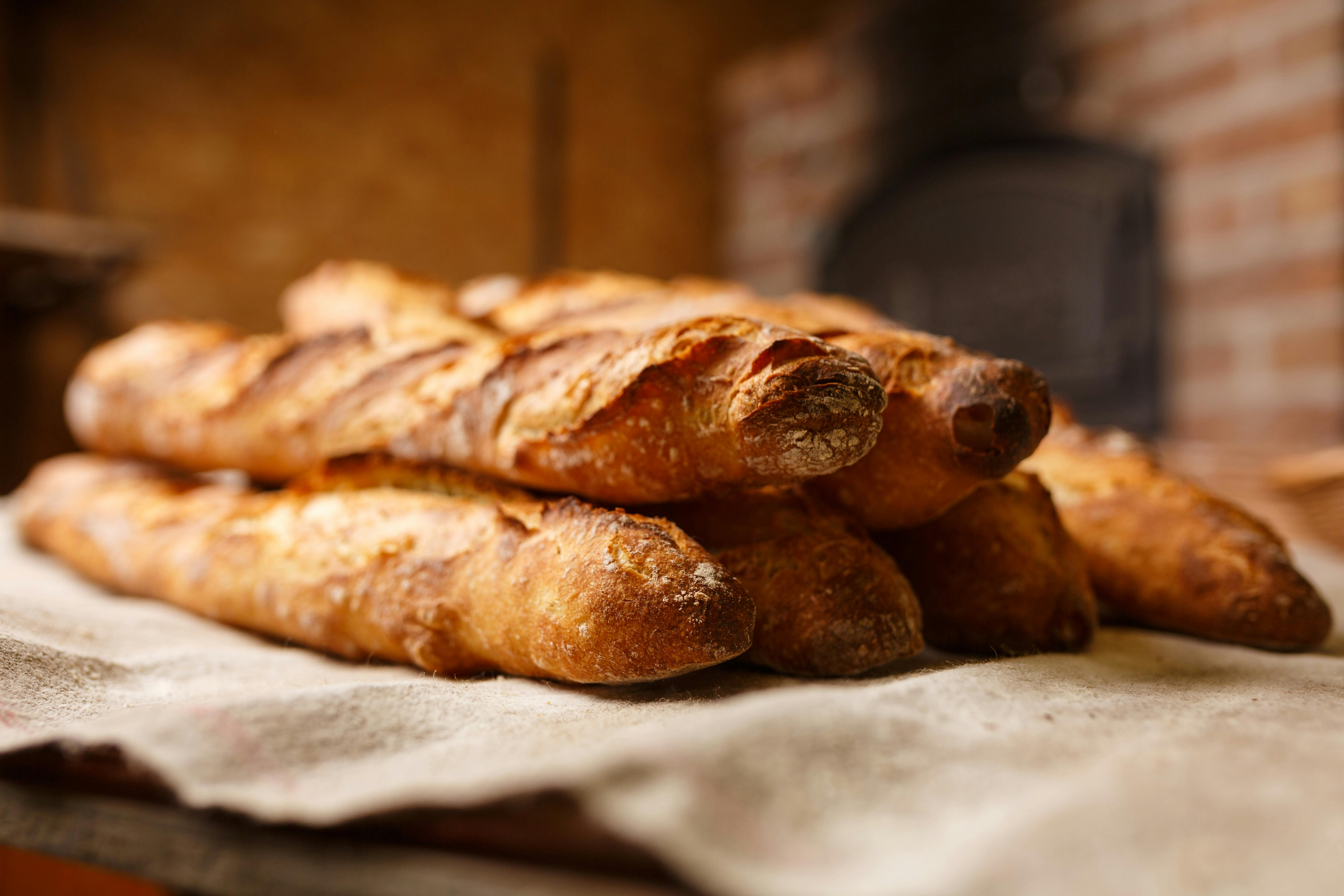 Free stock photo of baguette, bakery, blur
