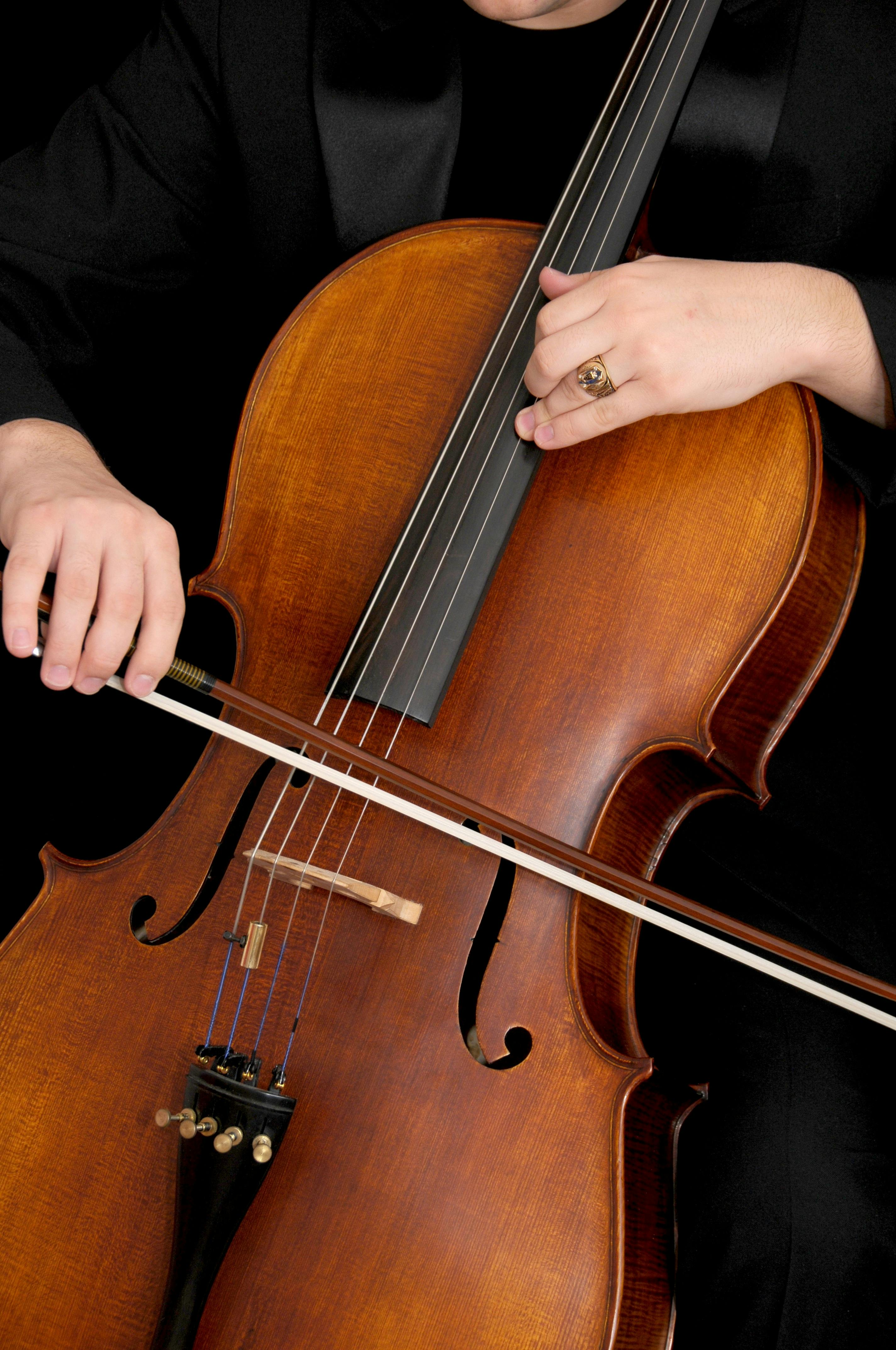 Free stock photo of bowed string instrument cello  cello  bow