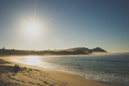 HD wallpaper of sea, sky, beach, holiday