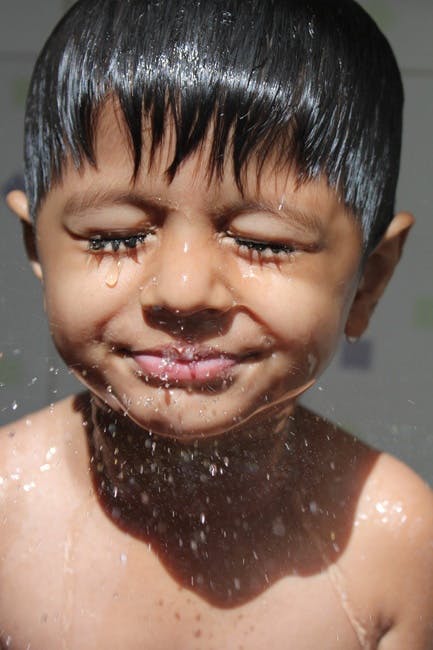 Free stock photo of bath, boy, bubble