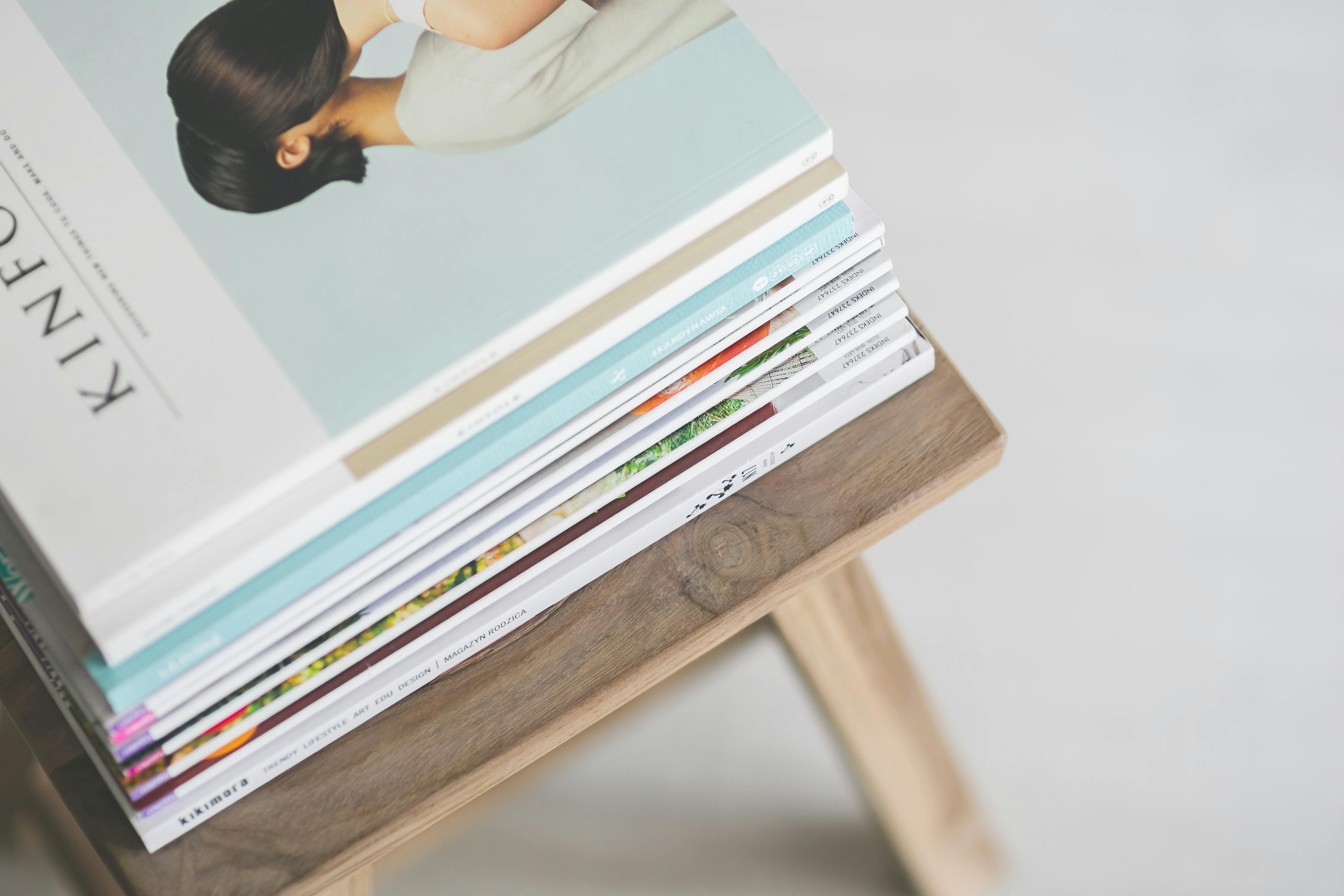 Download Stack of magazines · Free Stock Photo