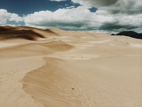 Free stock photo of landscape, sand, clouds, desert