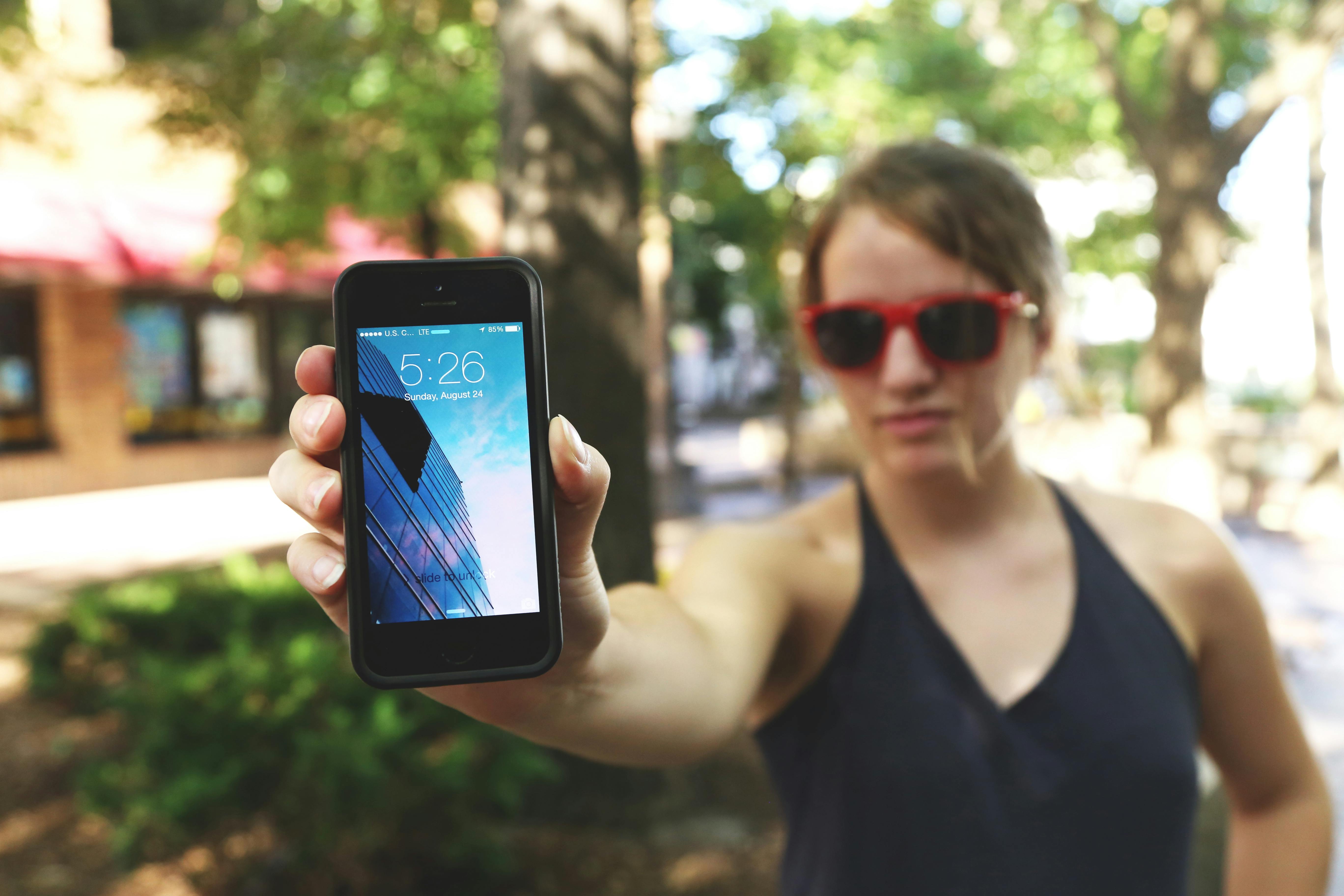 Free stock photo of cell phone, girl, give