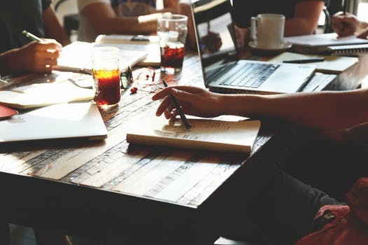 Free stock photo of people, working, writing, notes