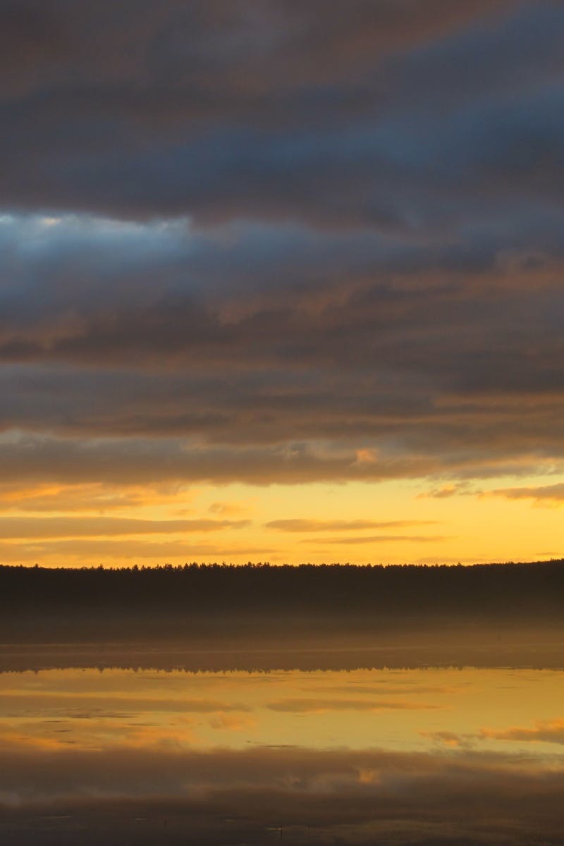 Free stock photo of clouds, lake, reflections