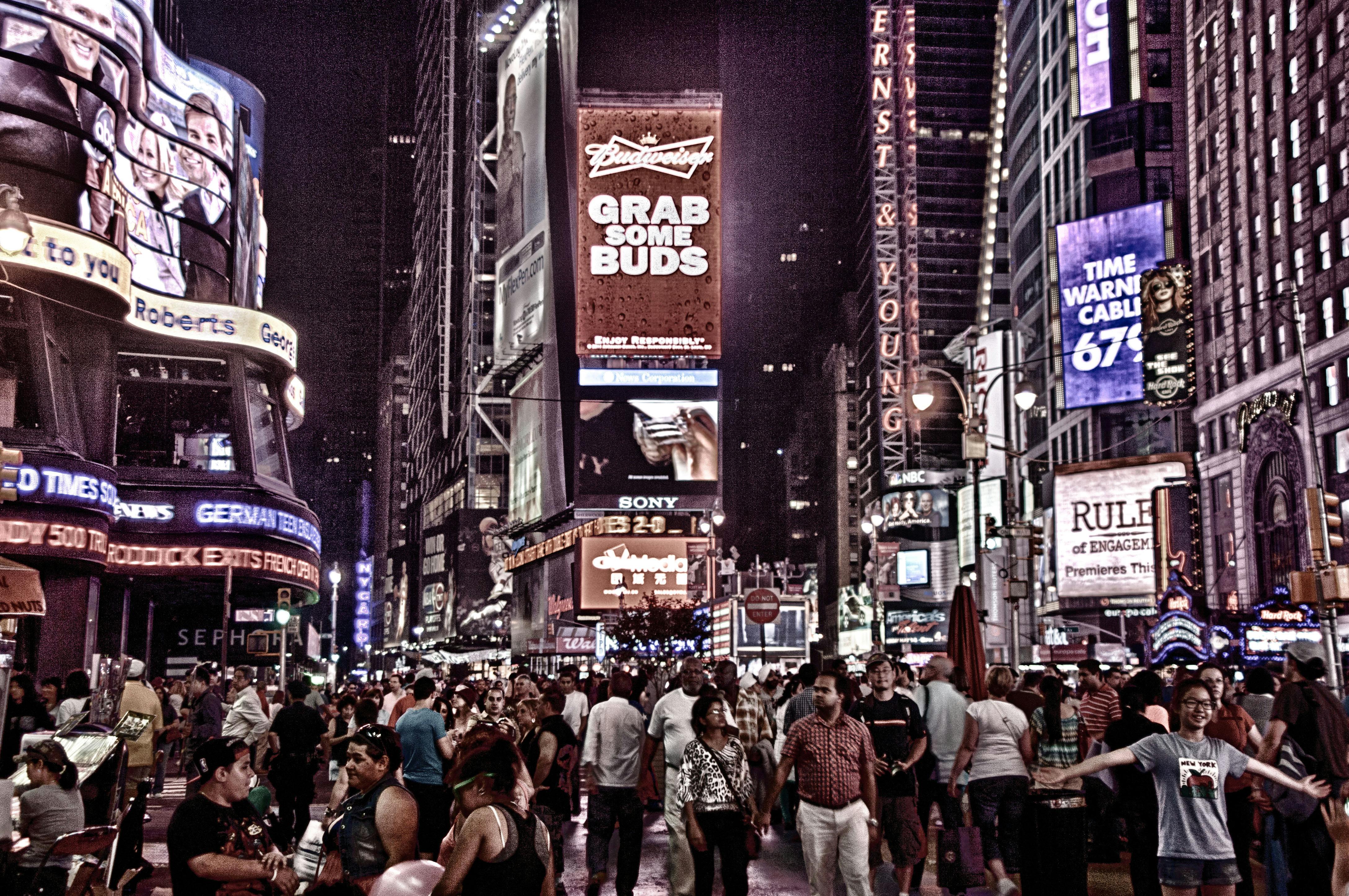 Photo of People  Walking in the Streets of New  York  City 