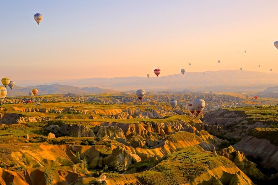 landscape, freedom, aerial, adventure