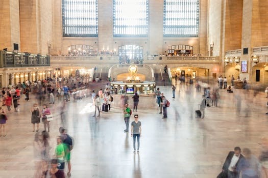 Free stock photo of people, blur, hurry, motion