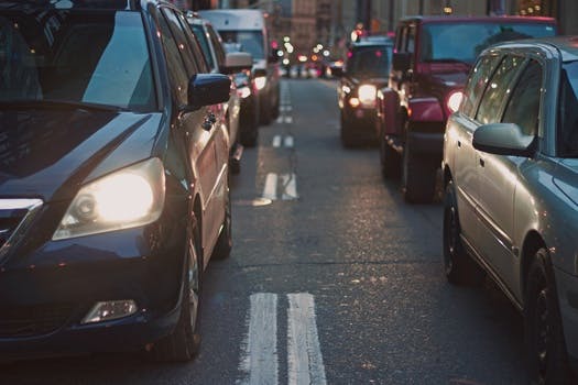 Free stock photo of cars, traffic, street, traffic jam