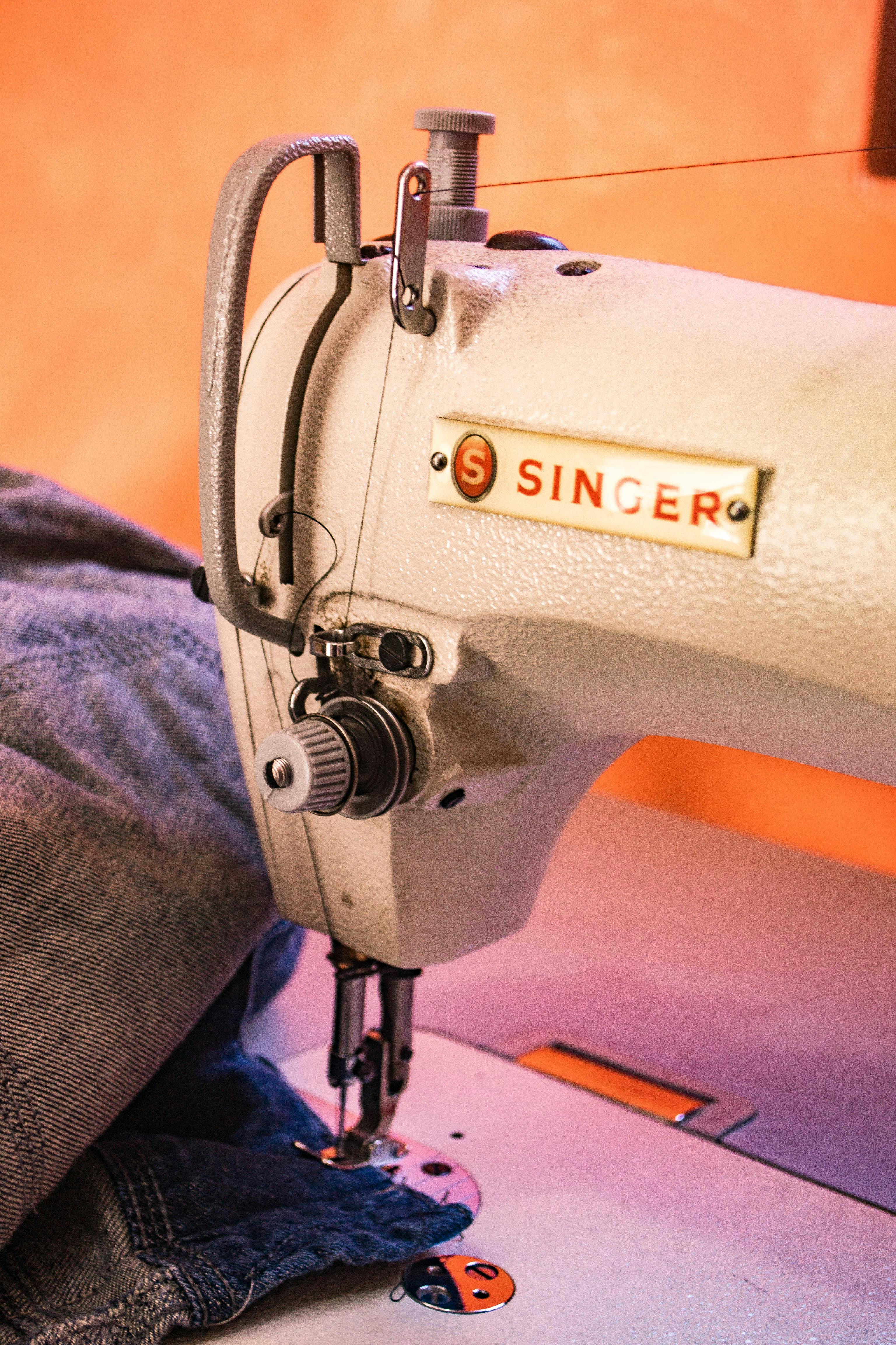 White Singer Sewing Machine · Free Stock Photo