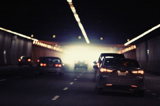 Free stock photo of cars, street, tunnel