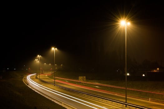 Free stock photo of road, traffic, night, street