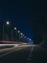 Free stock photo of road, lights, night