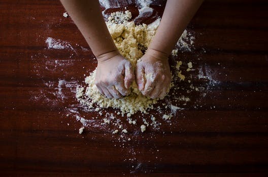 Free stock photo of bakery, flour, baking, dough