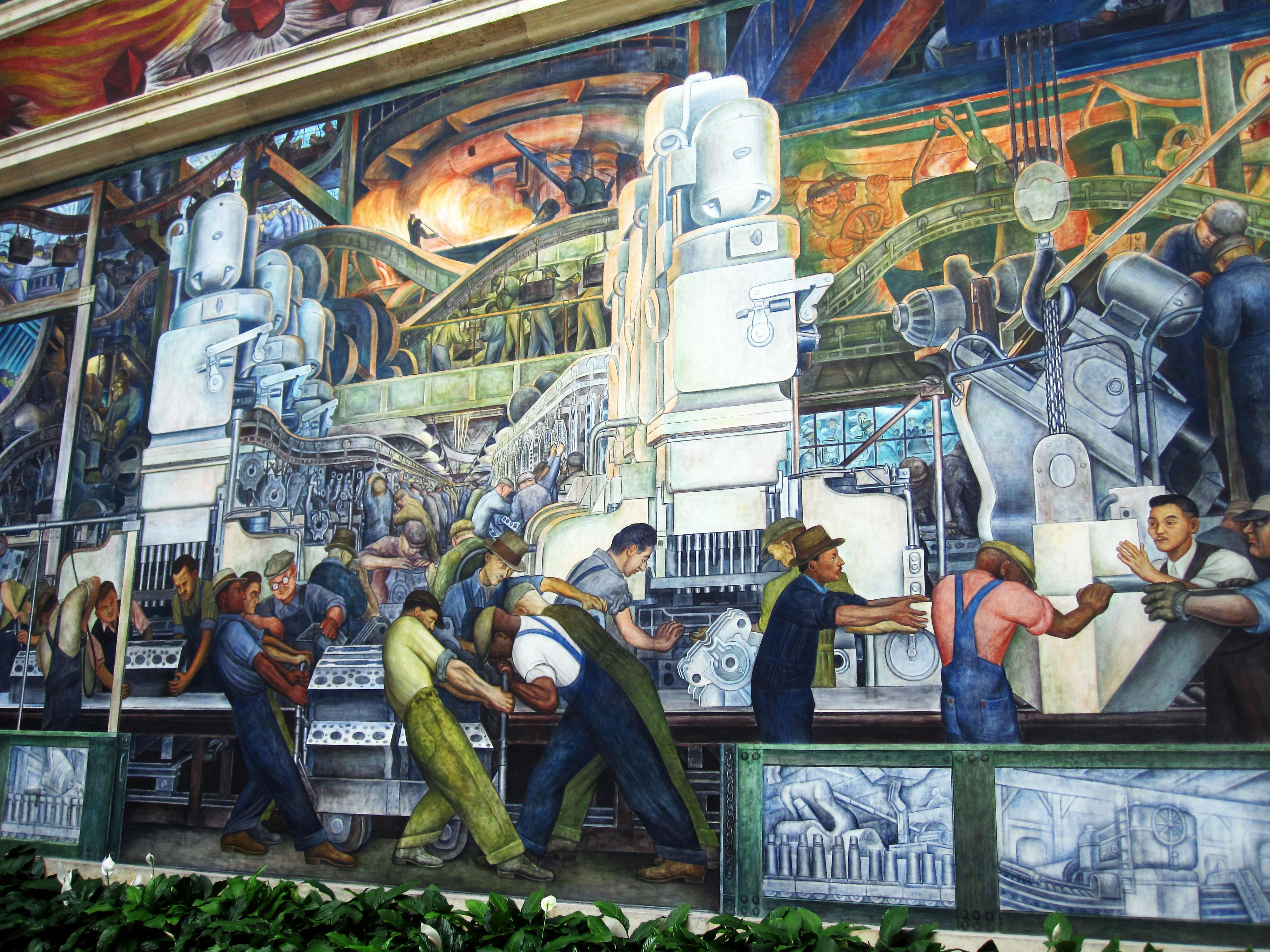 Free stock photo of dia, Diego Rivera, mural