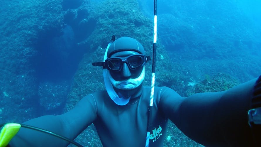 Free stock photo of -20 meter, blue, deep diving