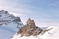 White Snow Covered Mountain Under Blue Sky · Free Stock Photo