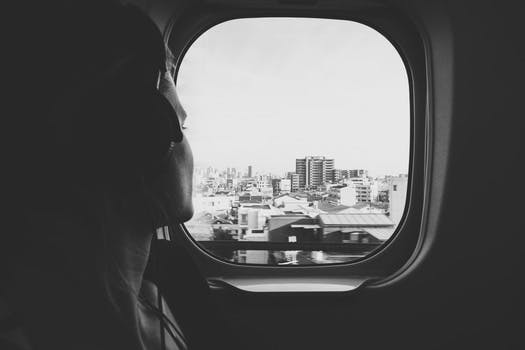 Free stock photo of black-and-white, person, woman, train