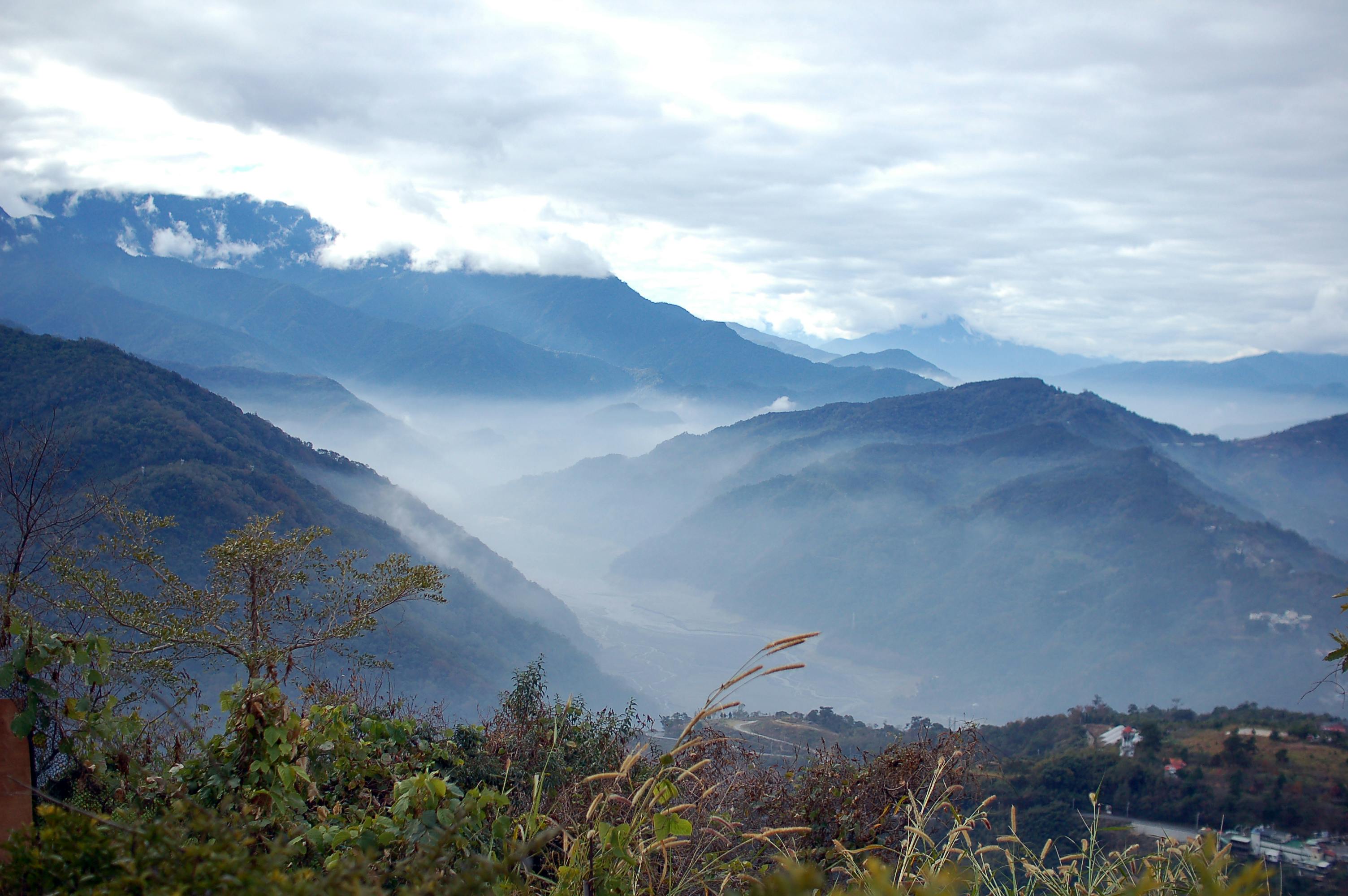 Free stock photo of fog, hills, landscape